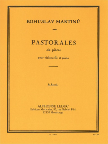 6 Pastorales: Cello & Piano  (Leduc)