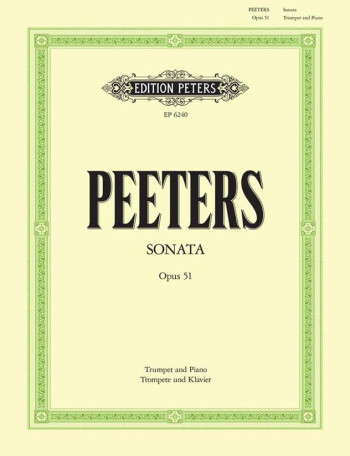 Sonata Op.51: Trumpet & Piano (Peters)