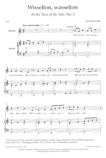 Wisselton Wasselton: Vocal SS (OUP)
