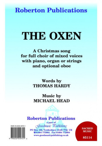 The Oxen: Vocal SATB