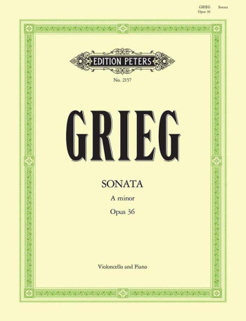 Sonata A Minor Op.36: Cello & Piano (Peters)