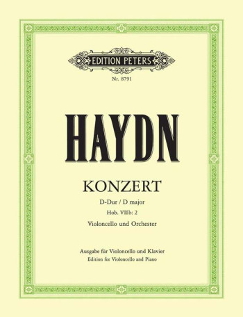 Concerto D Major: Cello  & Piano (Peters)