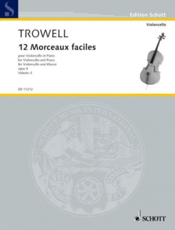 12 Morceaux Faciles Vol.3 Op.4: Cello & Piano (Schott)