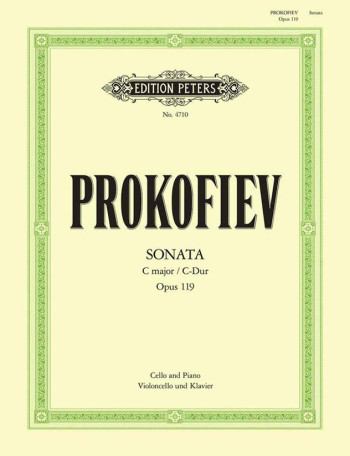 Sonate C Major Op.119: Cello & Piano (Peters)