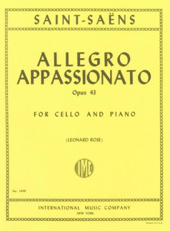 Allegro Appassionato Op.43: Cello & Piano (International)