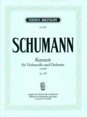 Concerto A Minor Op.129: Cello & Piano (Breitkopf)