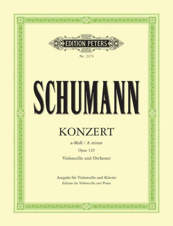 Concerto A Minor Op.129: Cello & Piano (Peters)