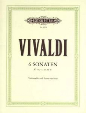 6 Sonatas: Cello & Piano (Peters)