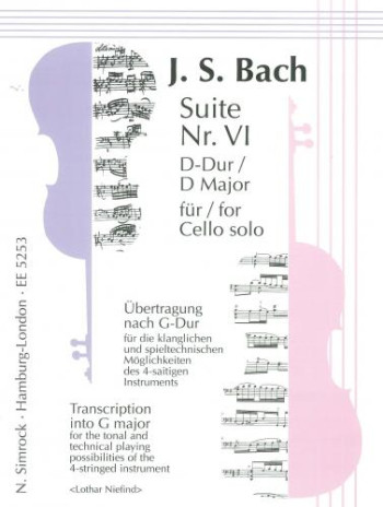Suite No 6: D Major: Cello