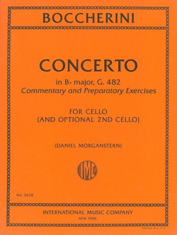 Concerto Bb Major G482: Cello & Optional Second Cello (International)