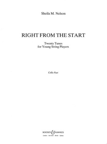 Right From The Start: Cello Part (Nelson)  (Boosey & Hawkes)