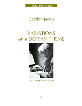 Variations On A Dorian Theme: Alto Saxophone & Piano (Emerson)