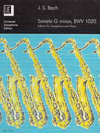 Sonata G Minor Bwv 1020: Alto Or Tenor Sax & Piano (Universal)