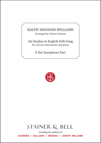 6 Studies In English Folk Song: Alto Saxophone Part