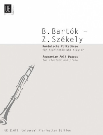 Rumanian Folk Dances: Clarinet & Piano (Universal)