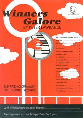 Winners Galore: Descant Recorder: Piano Accompaniment