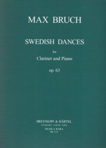 Swedish Dances: Op63: Clarinet & Piano (Breitkopf)