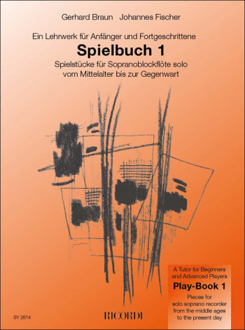 Spielbuch 1: Recorder Solo (Ricordi)