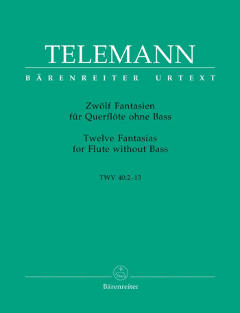 12 Fantasias Flute Studies TWV 40:2-13 (Barenreiter)