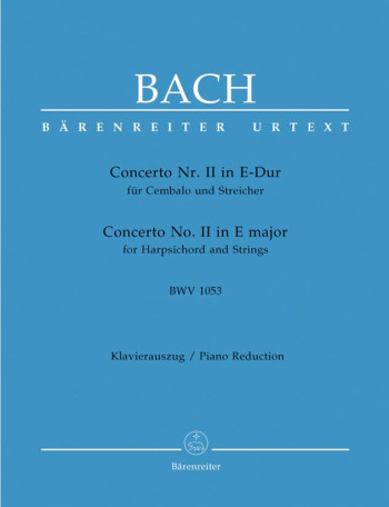 Concerto E Major No.2 Bwv 1042: Piano  (Barenreiter)
