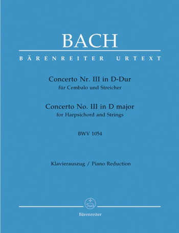 Concerto D Major No.3: 2 Piano Reduction  (Barenreiter)
