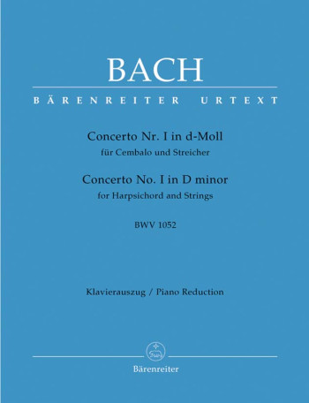 Concerto D Minor No.1: BWV1052: Piano  (Barenreiter)