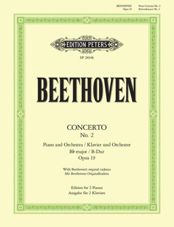 Piano Concerto: Op.19/2 Bb Major: Pianos 4 Hands (Peters)