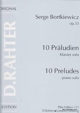 10 Preludes Op.33: Piano (Elite Edition)
