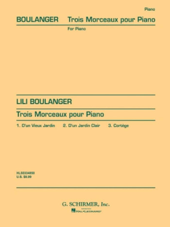 Trois Morceaux: Piano (Schirmer)