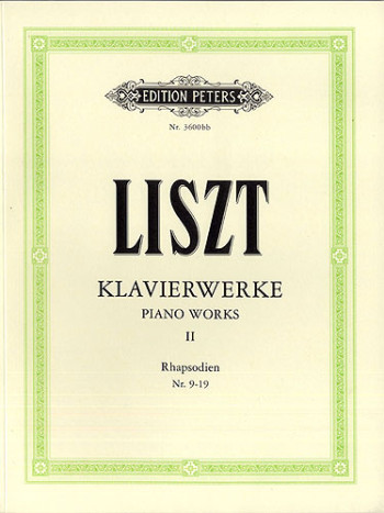 Piano Works (Klavierwerke) Rhapsodien No.9-19: Vol. 2: Piano (Peters)