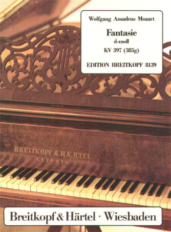 Fantasy : D Minor:  Kv397: Piano  (Breitkopf)