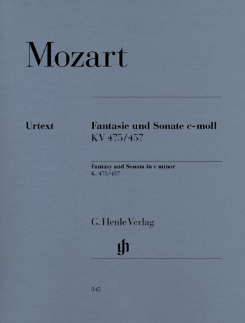 Fantasy And Sonata In C minor Kv475/457: Piano (Henle)