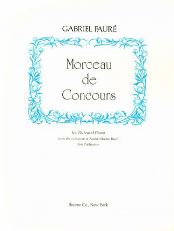 Morceau De Concours: Flute & Piano (Bourne)