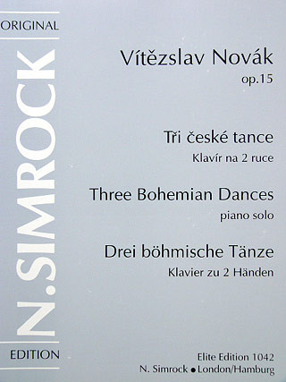 3 Bohemian Dances Op.15: Piano