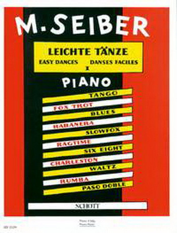 Easy Dances: Piano Duet (Schott)
