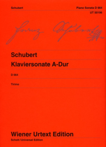 Sonata: A Major: D664: Piano  (Wiener Urtext)