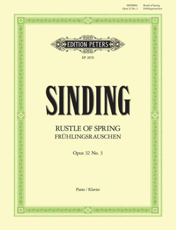 Rustle Of Spring Op.32 No.3: Piano (Peters)