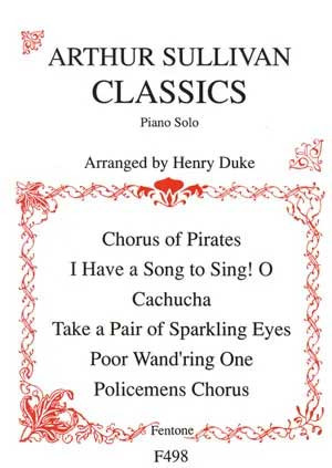 Arthur Sullivan Classics: Piano (Fentone)