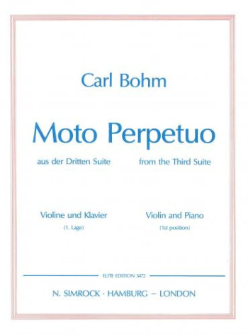 Moto Perpetuo: Violin & Piano (Simrock)