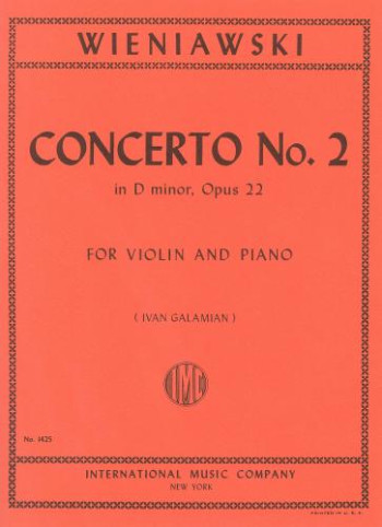 Concerto: No 2 D Minor Op.22: Violin And Piano (International)
