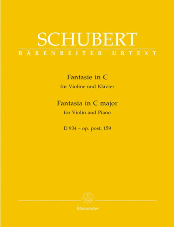 Fantasia: C Major: D934: Violin and Piano  (Barenreiter)