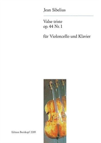 Valse Triste Op44 No.1: Cello & Piano (Breitkopf)