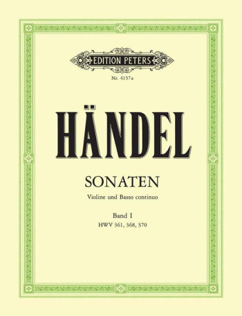 Sonatas Vol.1: Violin And Piano (Peters)