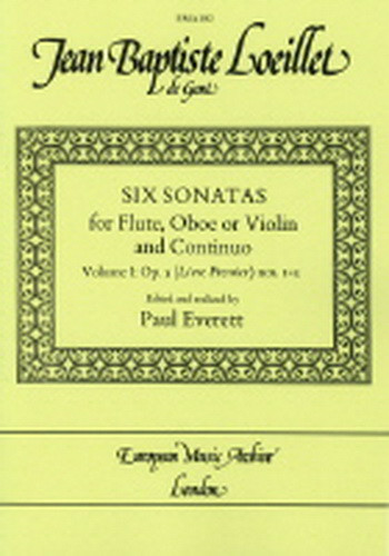 6 Sonatas Op.5: Vol 1: Flute Or Violin & Piano Edited By Paul Everett