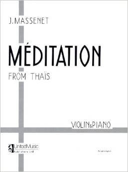 Meditation From Thais: Violin And Piano (UMP)