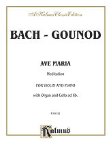 Ave Maria: Violin & Piano (Kalmus)