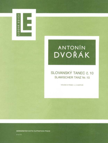 Slavonic Dance: Op72 No10: Violin and Piano (Barenreiter)