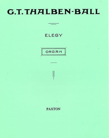 Elegy: Organ (Novello)