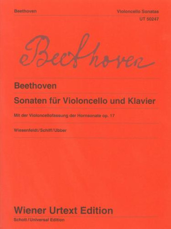 6 Sonatas: Op17: Cello & Piano (Wiener Urtext)