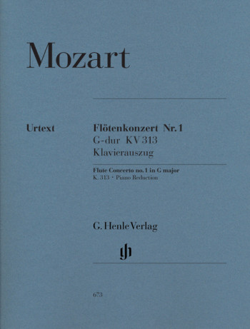 Flute Concerto G Major Kv313: Flute And Piano (Henle)
